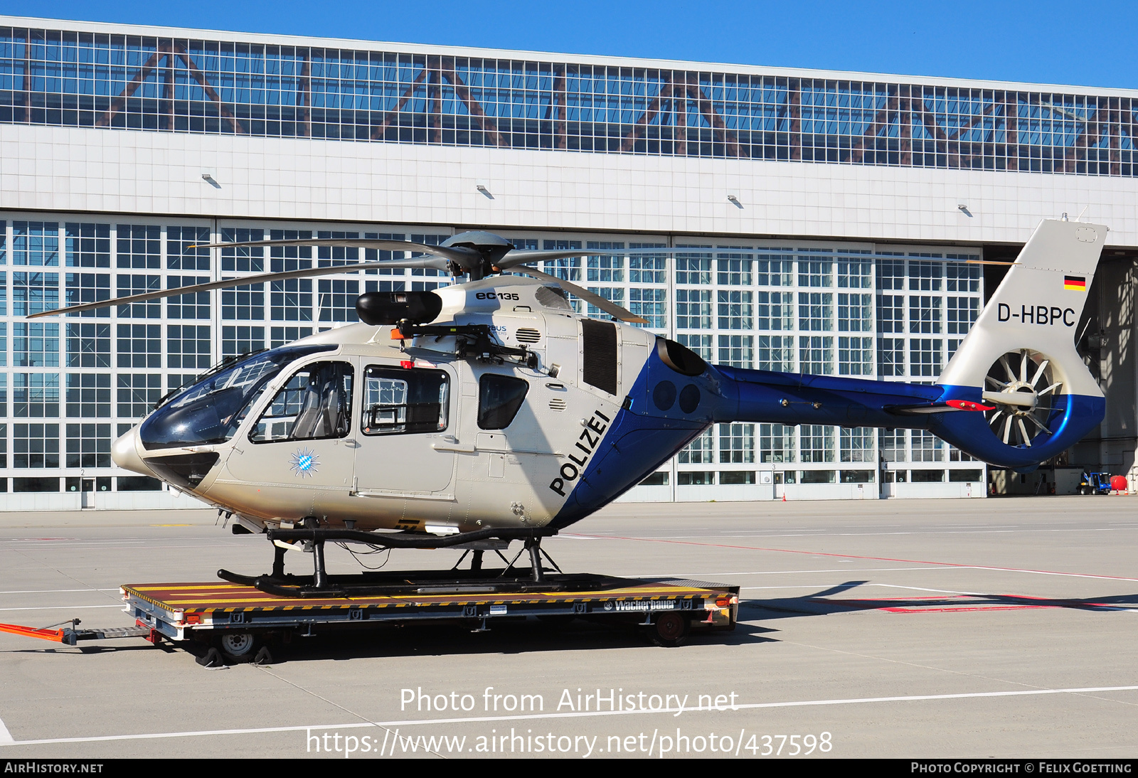 Aircraft Photo of D-HBPC | Eurocopter EC-135P-2+ | Polizei Bayern | AirHistory.net #437598