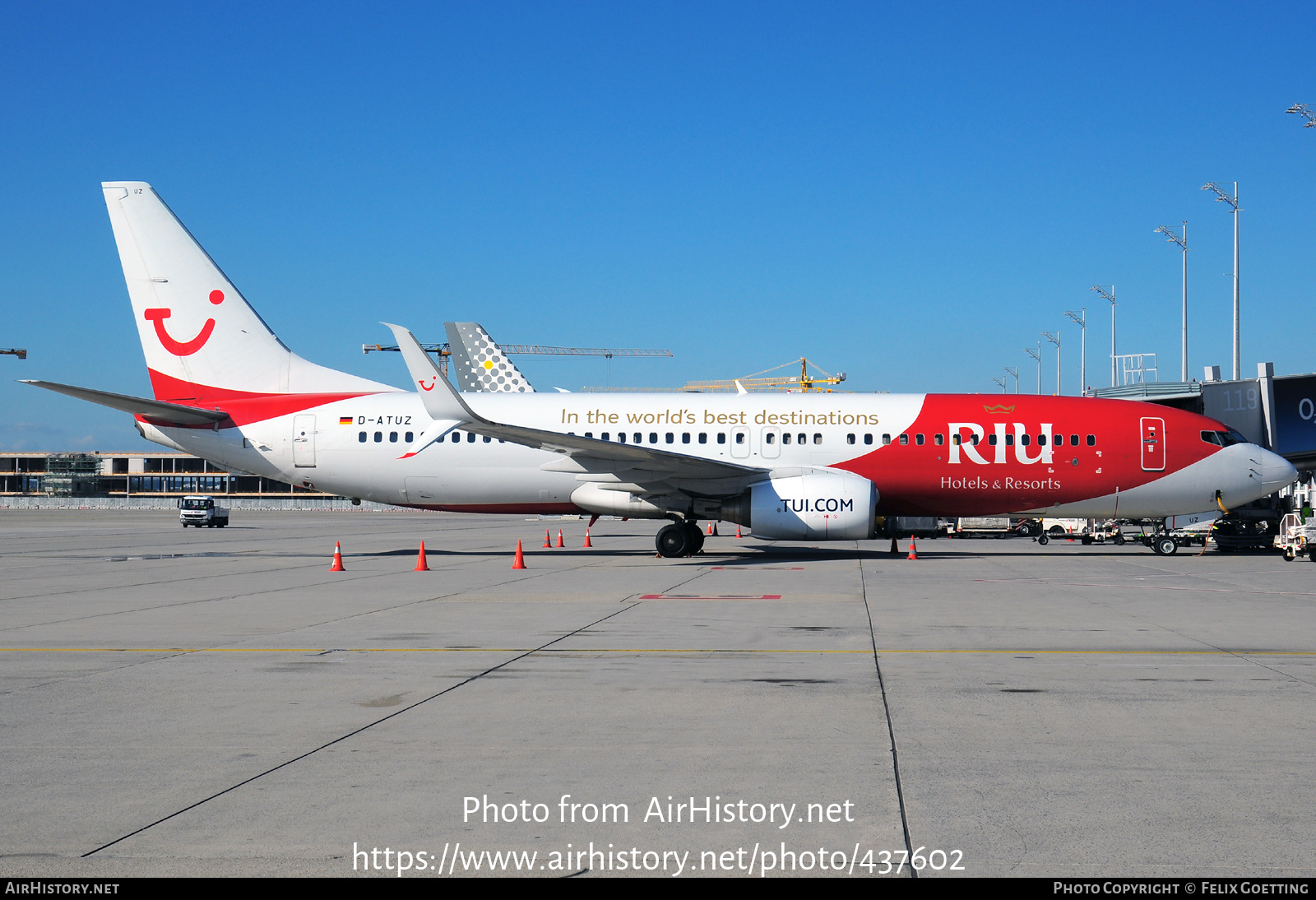 Aircraft Photo of D-ATUZ | Boeing 737-8K5 | TUI | AirHistory.net #437602