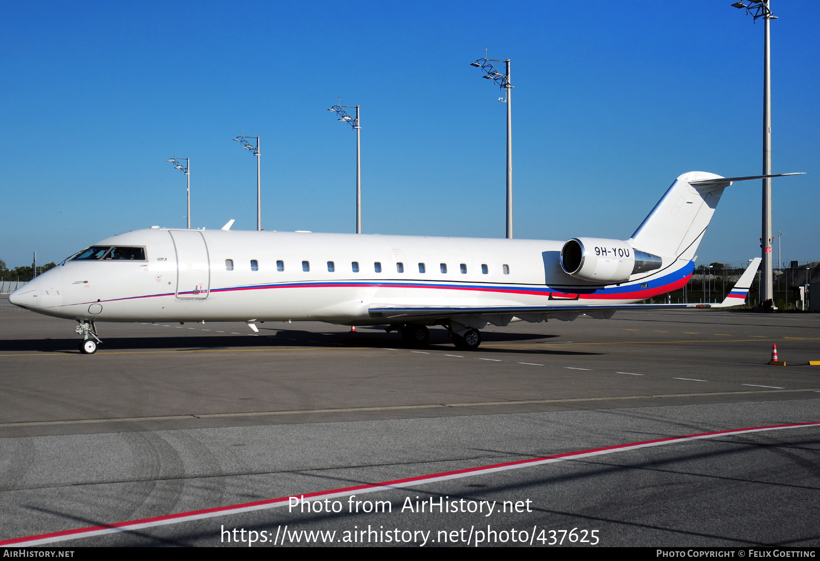 Aircraft Photo of 9H-YOU | Bombardier Challenger 850 (CRJ-200SE/CL-600-2B19) | AirX Charter | AirHistory.net #437625