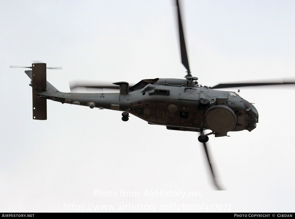 Aircraft Photo of HS.23-05 | Sikorsky SH-60B Seahawk (S-70B-1) | Spain - Navy | AirHistory.net #437672