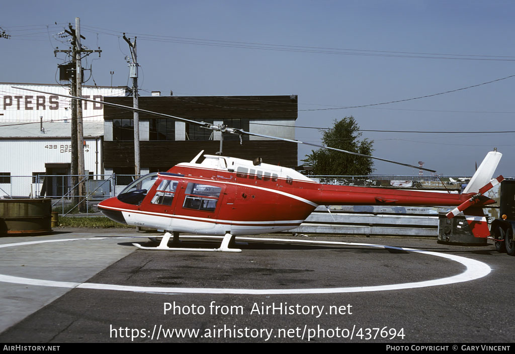 Aircraft Photo of C-GQLF | Bell 206B-2 JetRanger II | AirHistory.net #437694