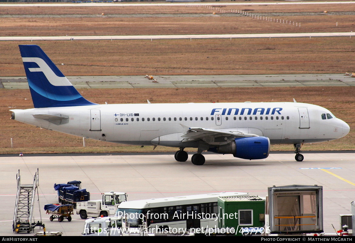 Aircraft Photo of OH-LVD | Airbus A319-112 | Finnair | AirHistory.net #437706