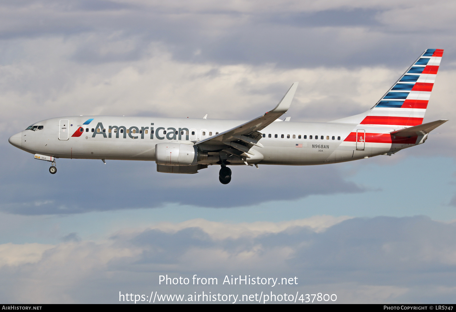 Aircraft Photo of N968AN | Boeing 737-823 | American Airlines | AirHistory.net #437800