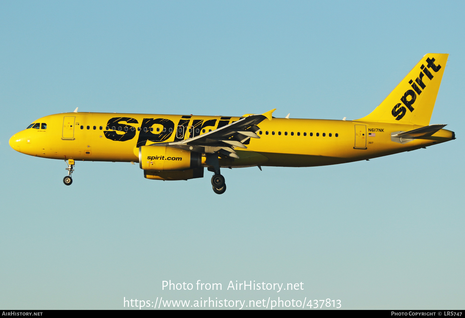 Aircraft Photo of N617NK | Airbus A320-232 | Spirit Airlines | AirHistory.net #437813