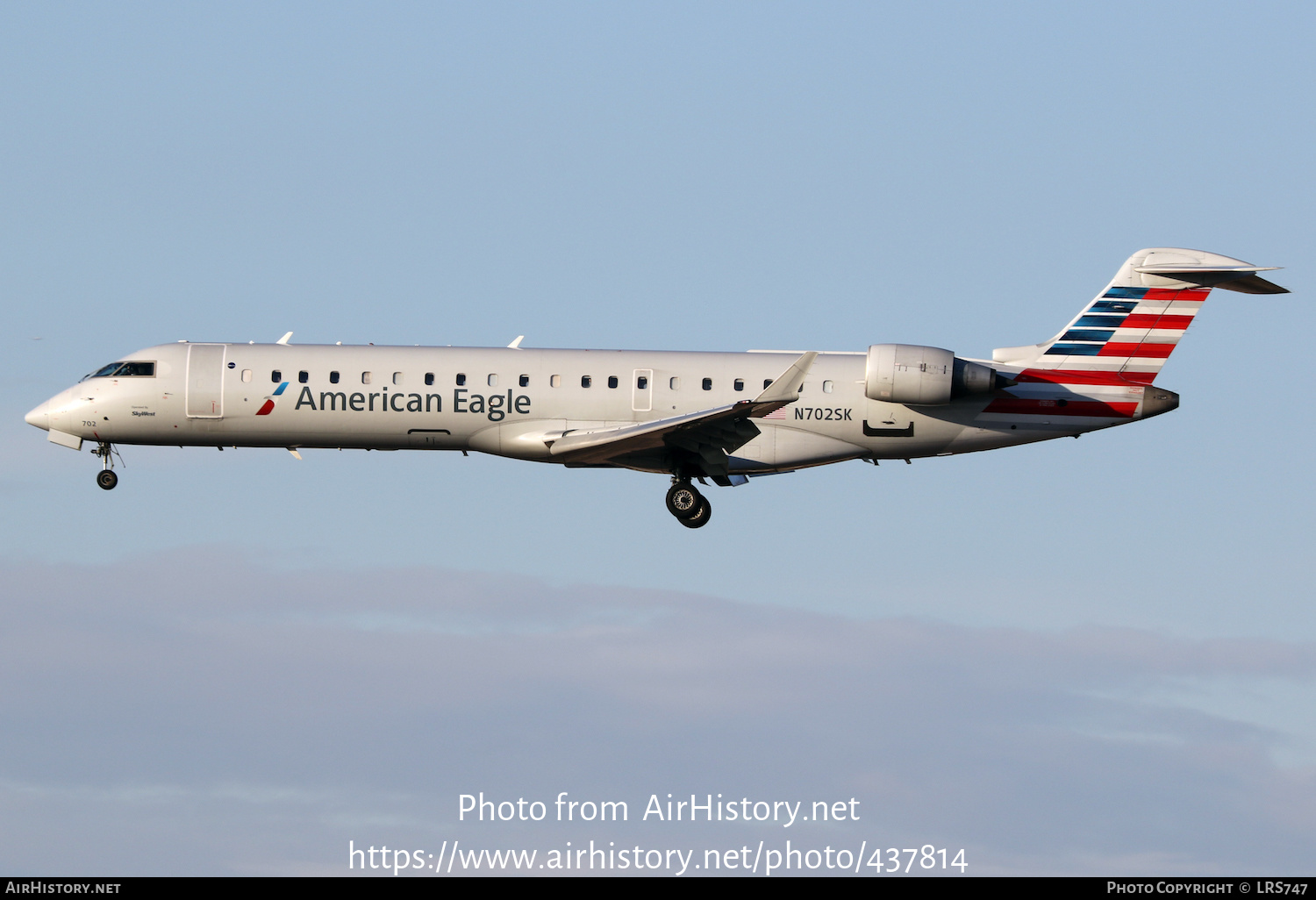 Aircraft Photo Of N702sk Bombardier Crj 701er Cl 600 2c10 American Eagle 3882