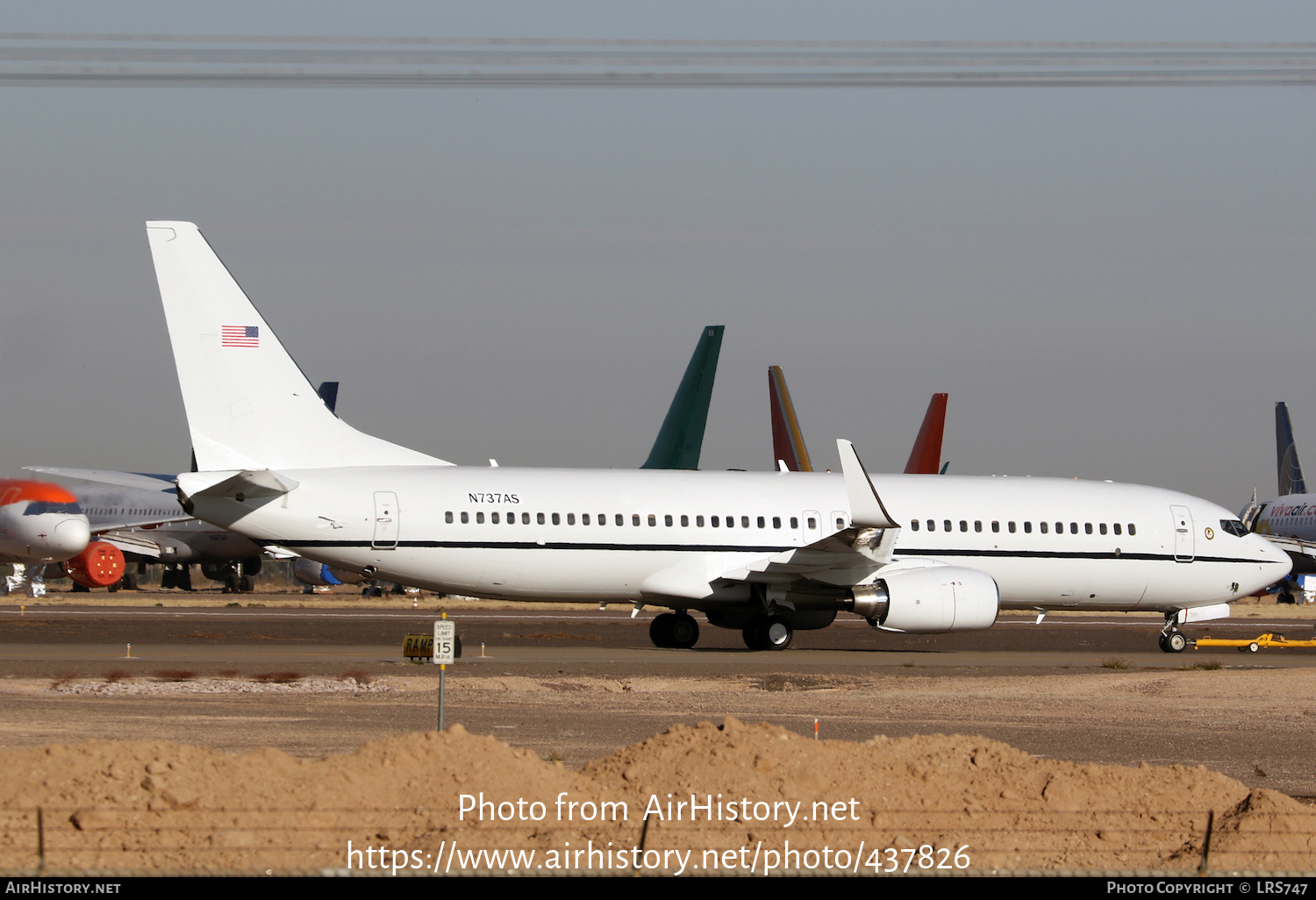 Aircraft Photo of N737AS | Boeing 737-8Q8 | AirHistory.net #437826