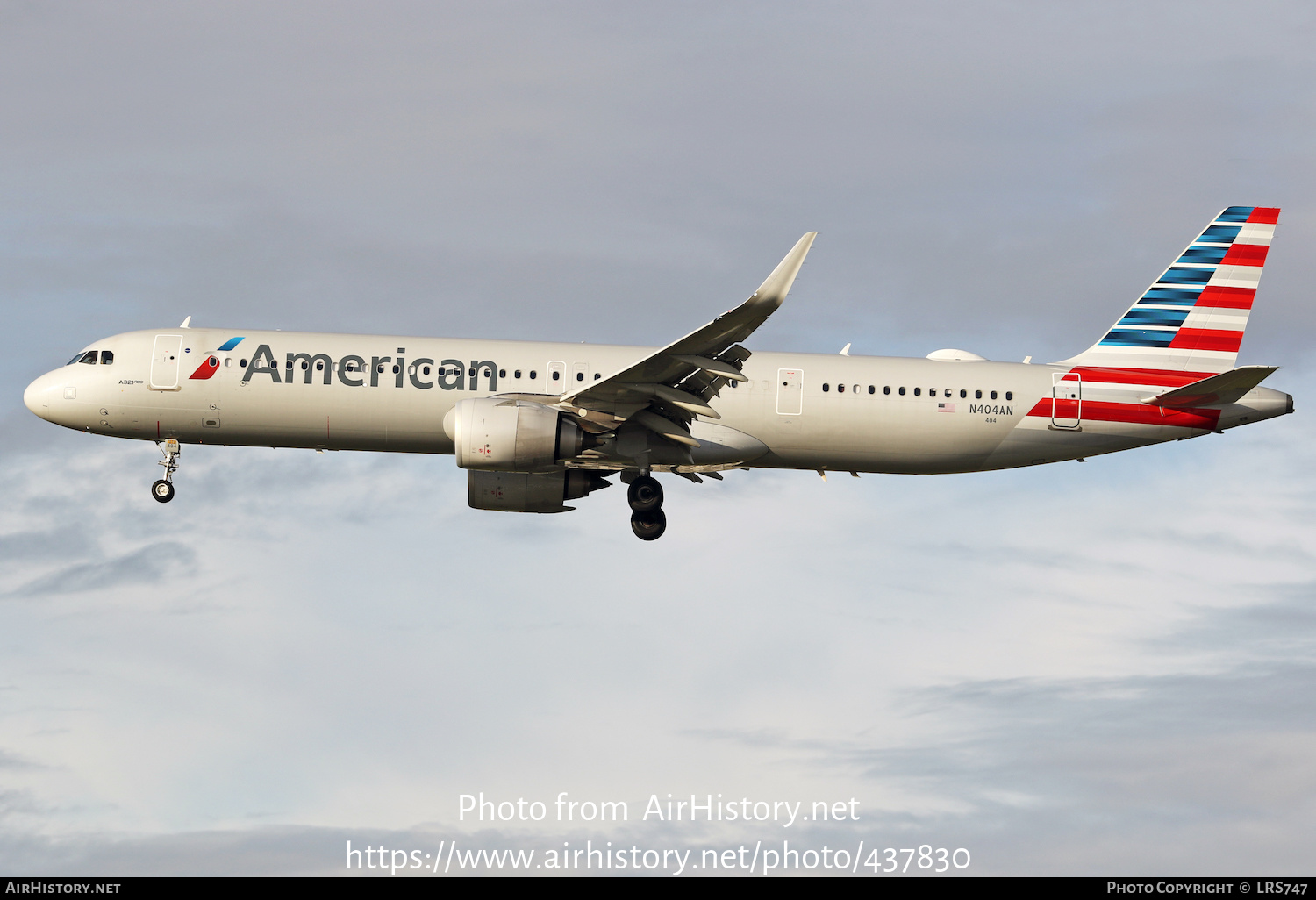 Aircraft Photo of N404AN | Airbus A321-253NX | American Airlines | AirHistory.net #437830