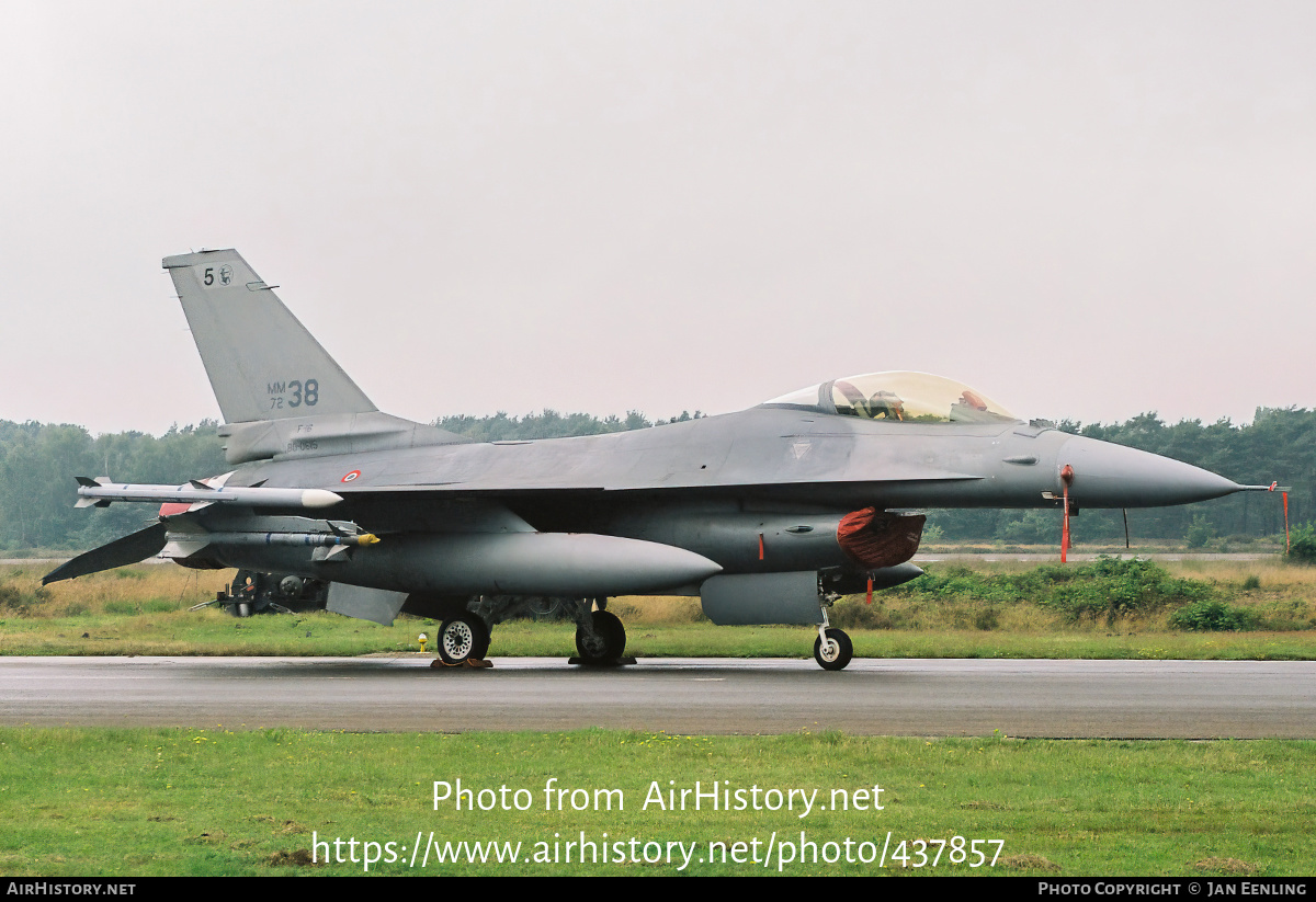 Aircraft Photo of MM7238 | General Dynamics F-16A/ADF Fighting Falcon | Italy - Air Force | AirHistory.net #437857