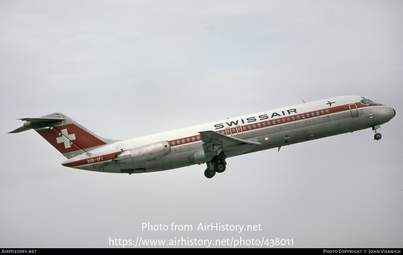 Aircraft Photo of HB-IFI | McDonnell Douglas DC-9-32 | Swissair | AirHistory.net #438011