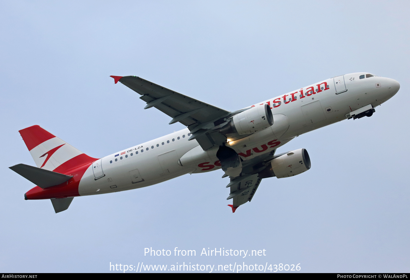 Aircraft Photo of OE-LZA | Airbus A320-214 | Austrian Airlines ...