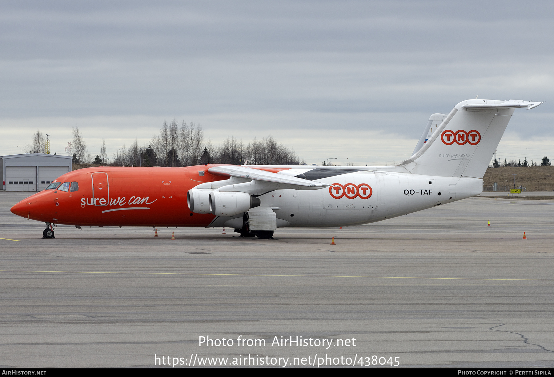 Aircraft Photo of OO-TAF | British Aerospace BAe-146-300QT Quiet Trader | TNT Airways | AirHistory.net #438045