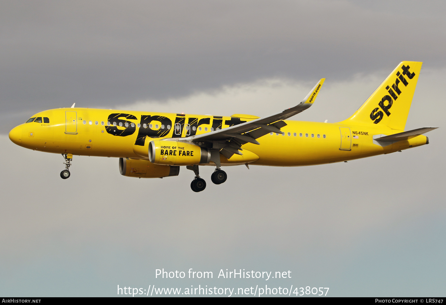 Aircraft Photo of N645NK | Airbus A320-232 | Spirit Airlines | AirHistory.net #438057