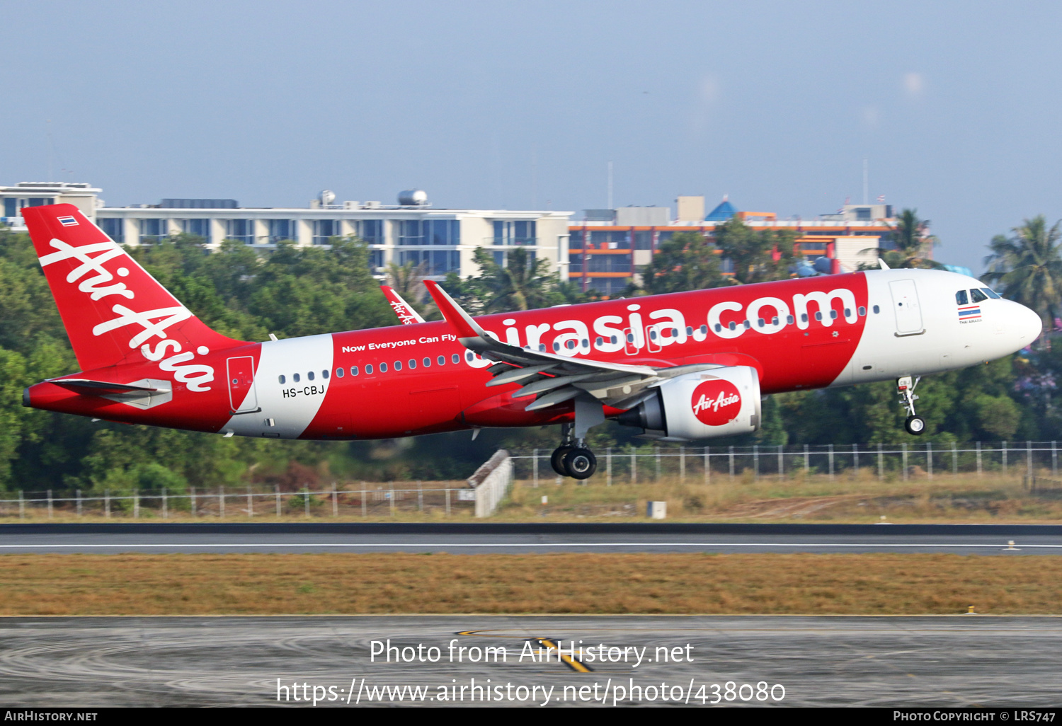 Aircraft Photo of HS-CBJ | Airbus A320-251N | AirAsia | AirHistory.net #438080