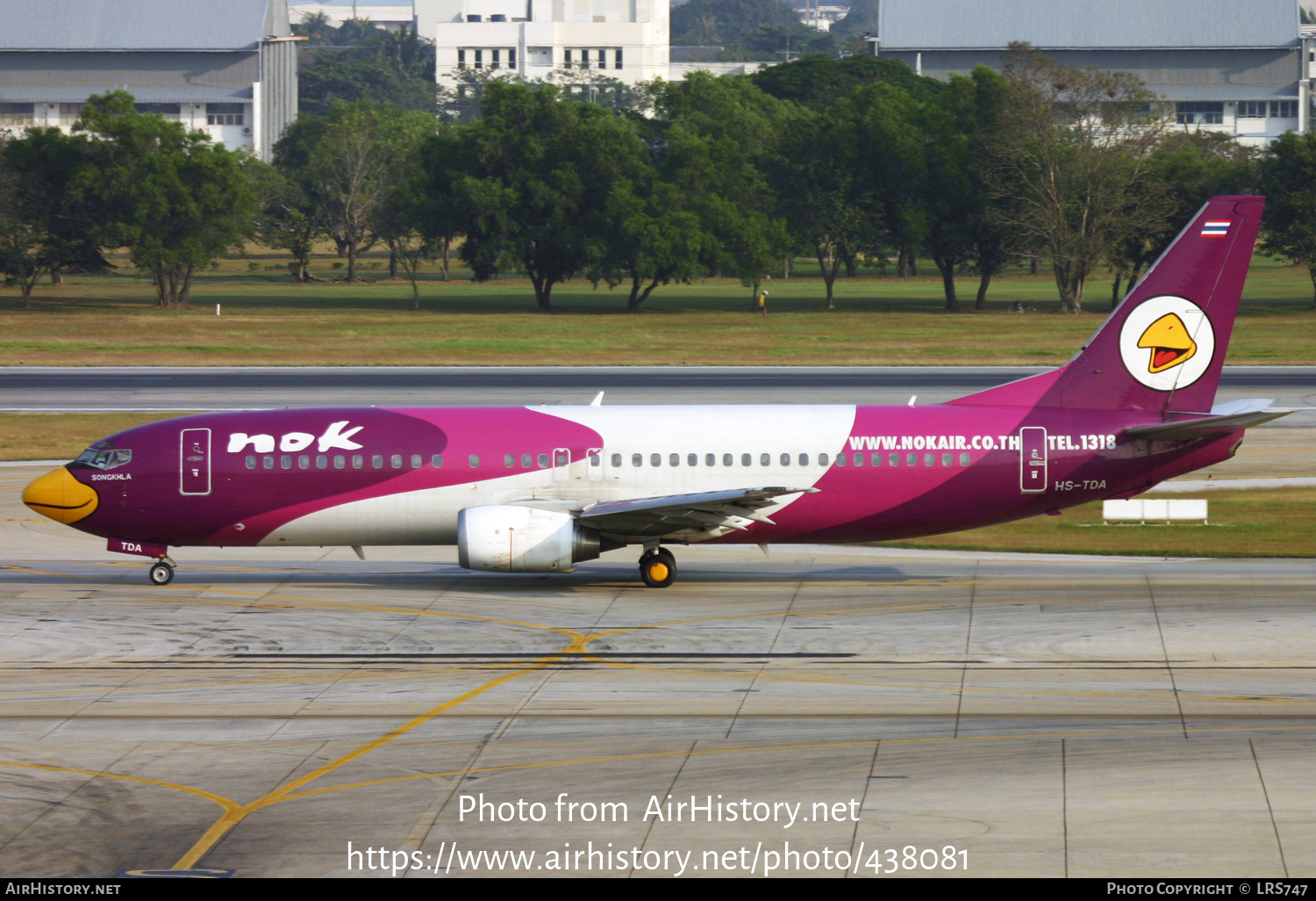 Aircraft Photo of HS-TDA | Boeing 737-4D7 | Nok Air | AirHistory.net #438081