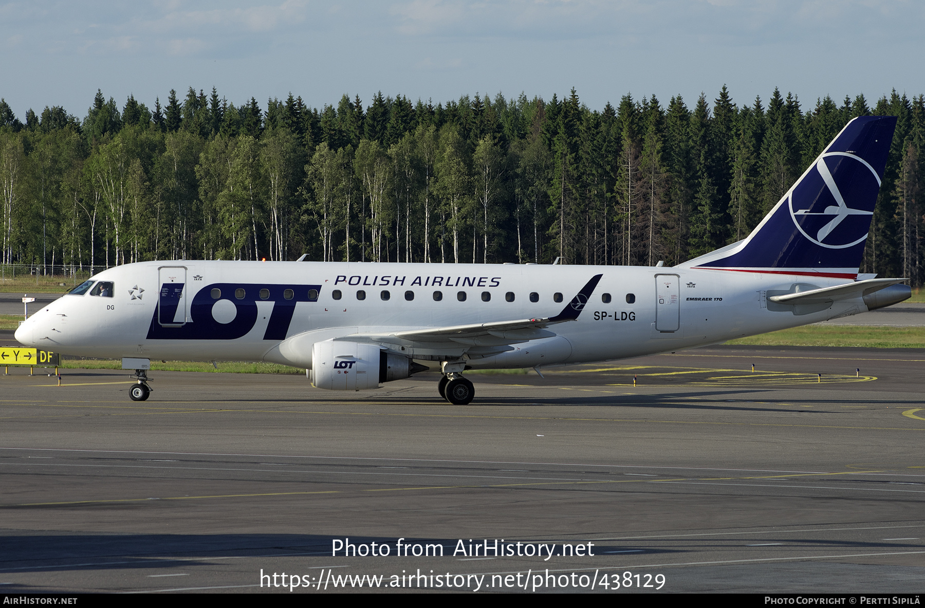 Aircraft Photo of SP-LDG | Embraer 170LR (ERJ-170-100LR) | LOT Polish Airlines - Polskie Linie Lotnicze | AirHistory.net #438129