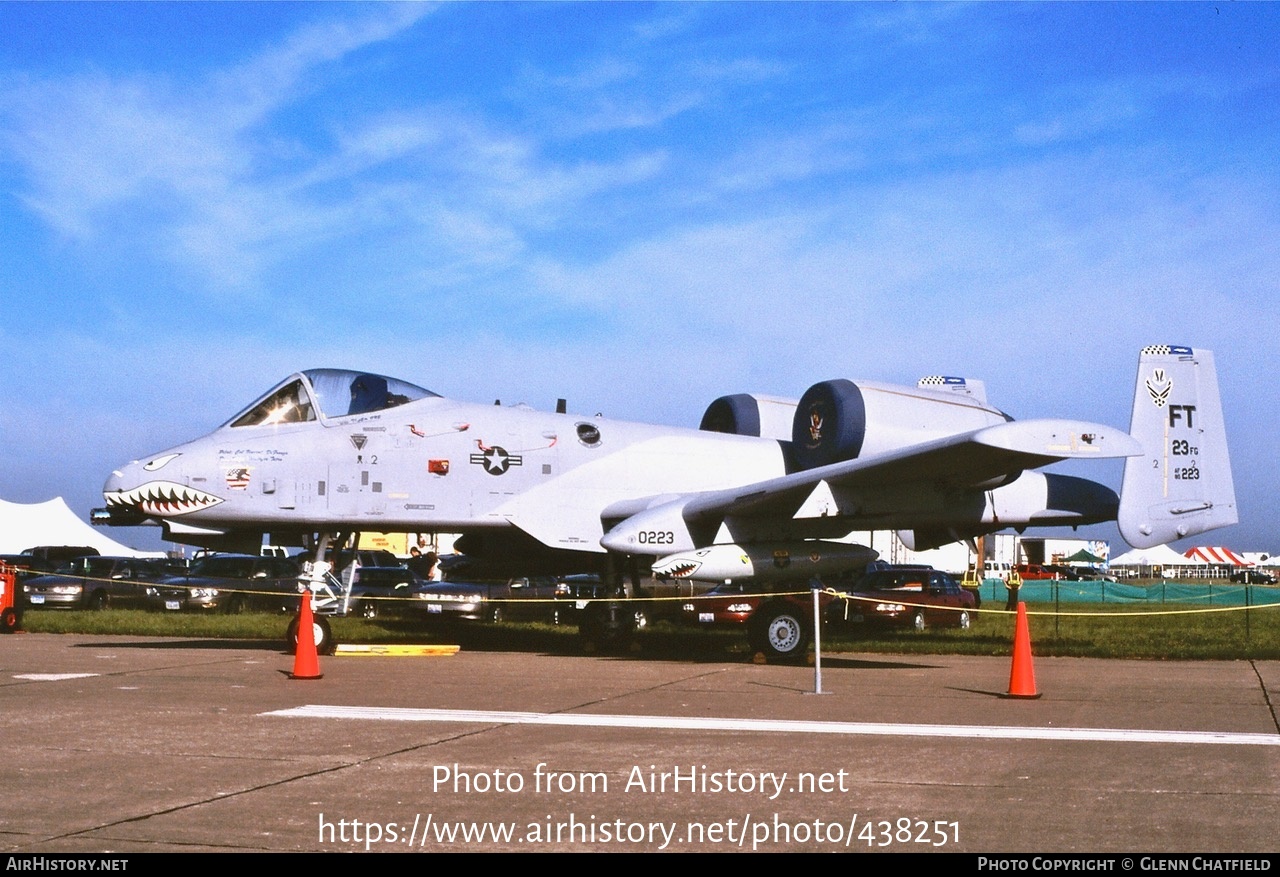 Aircraft Photo of 80-0223 / AF80-223 | Fairchild OA-10A Thunderbolt II | USA - Air Force | AirHistory.net #438251