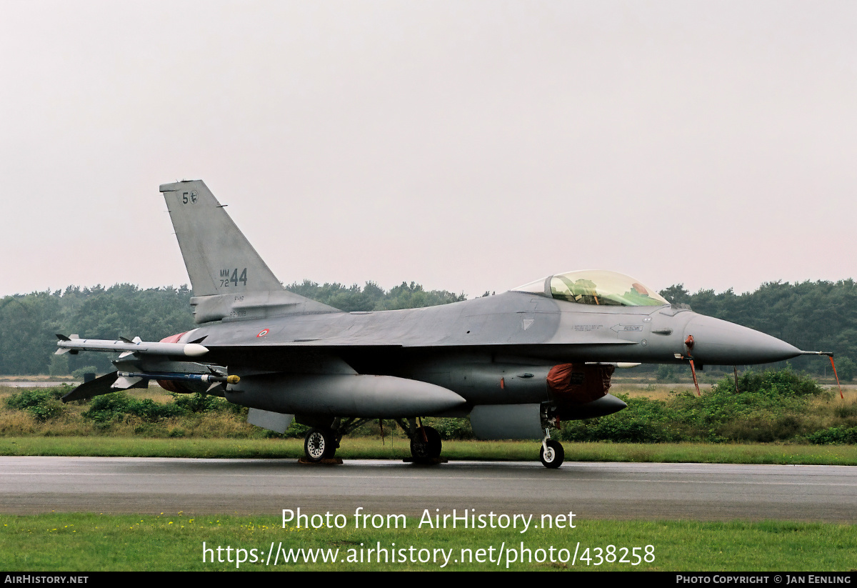 Aircraft Photo of MM7244 | General Dynamics F-16A/ADF Fighting Falcon | Italy - Air Force | AirHistory.net #438258