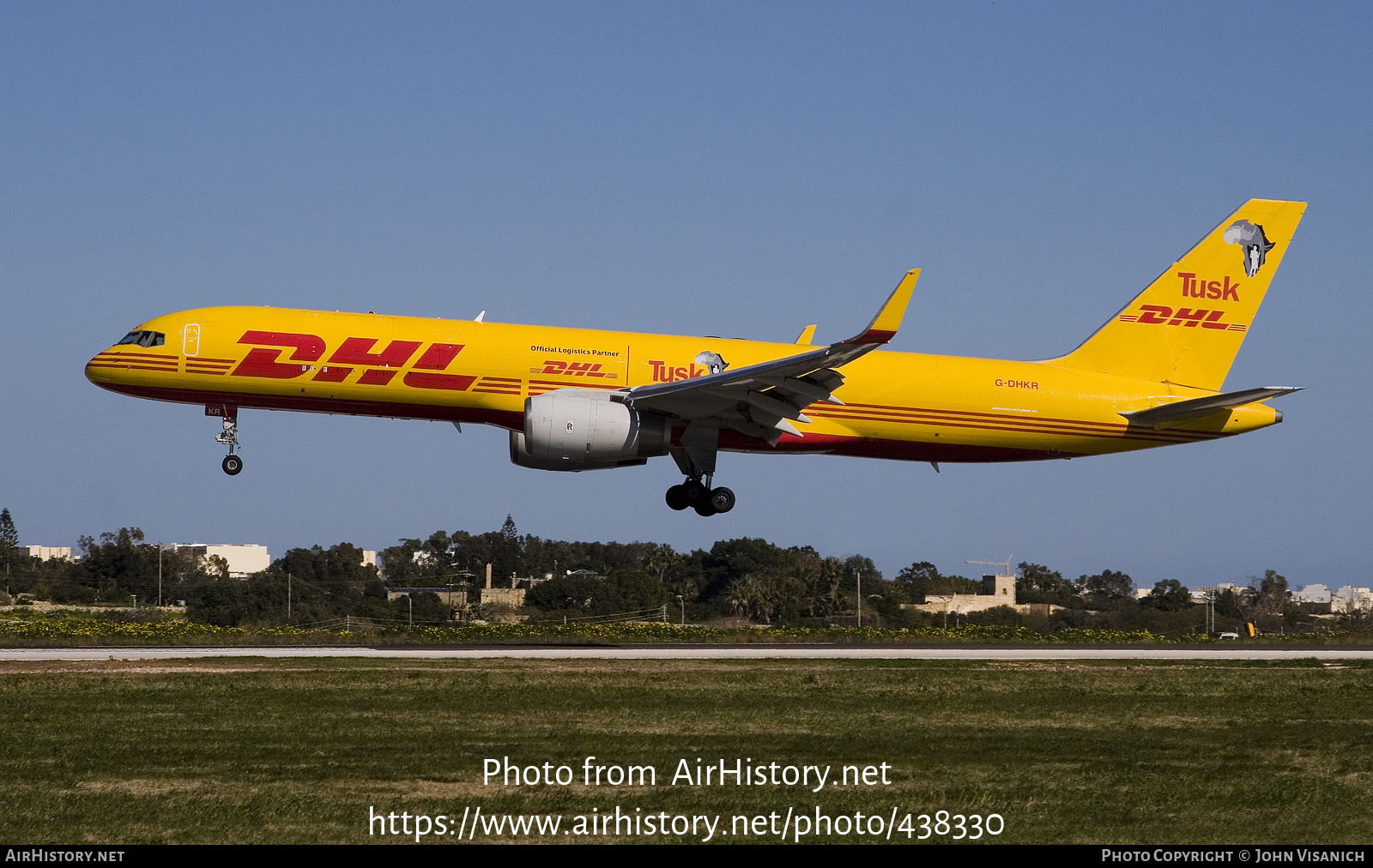 Aircraft Photo of G-DHKR | Boeing 757-223(PCF) | DHL International | AirHistory.net #438330