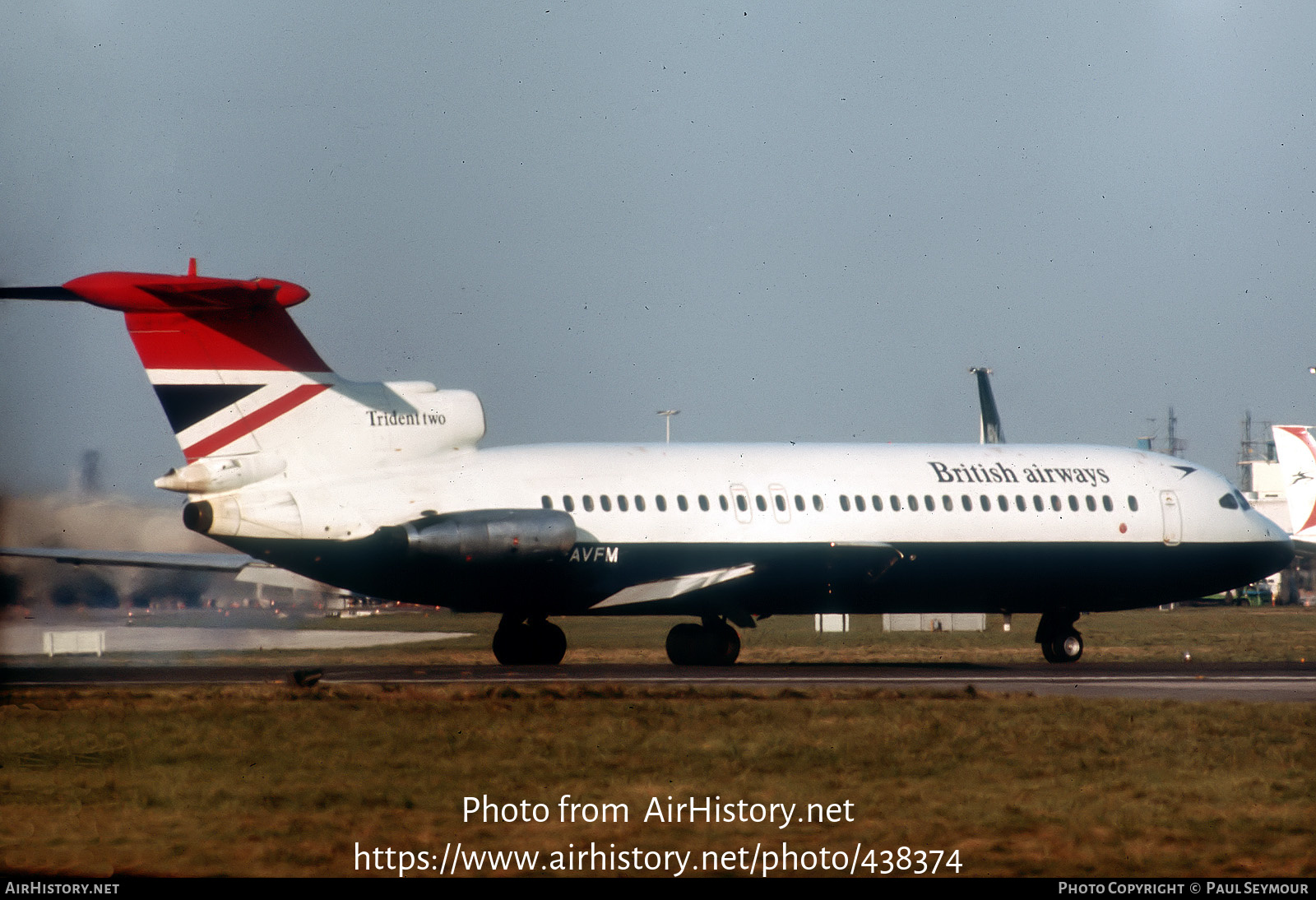 Aircraft Photo of G-AVFM | Hawker Siddeley HS-121 Trident 2E | British Airways | AirHistory.net #438374