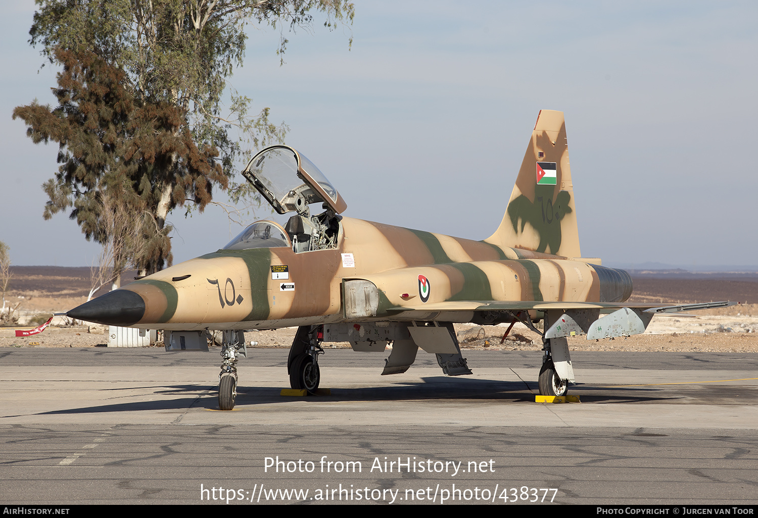 Aircraft Photo of 650 | Northrop F-5E Tiger II | Jordan - Air Force | 6 Sqn | AirHistory.net #438377