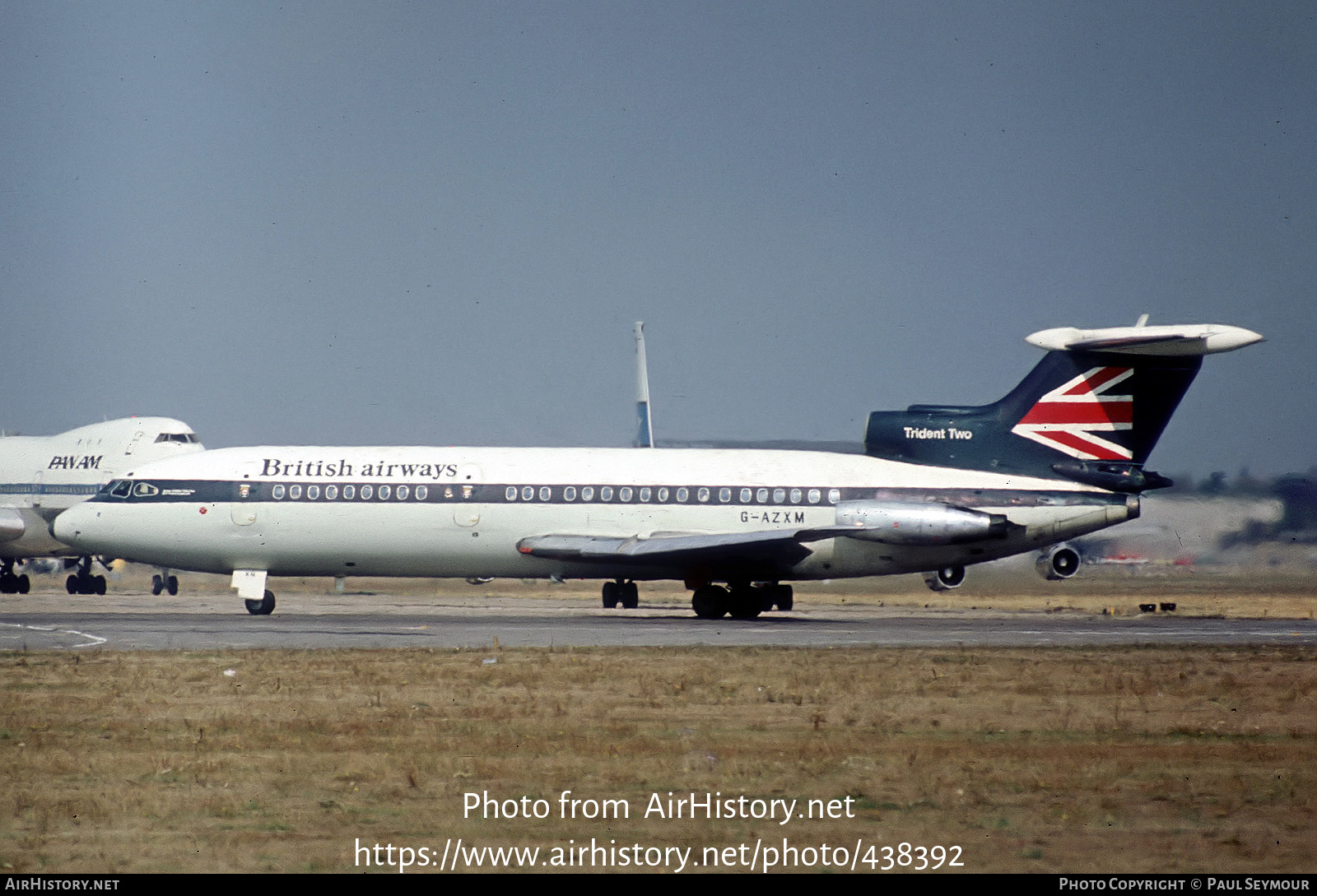 Aircraft Photo of G-AZXM | Hawker Siddeley HS-121 Trident 2E | British Airways | AirHistory.net #438392