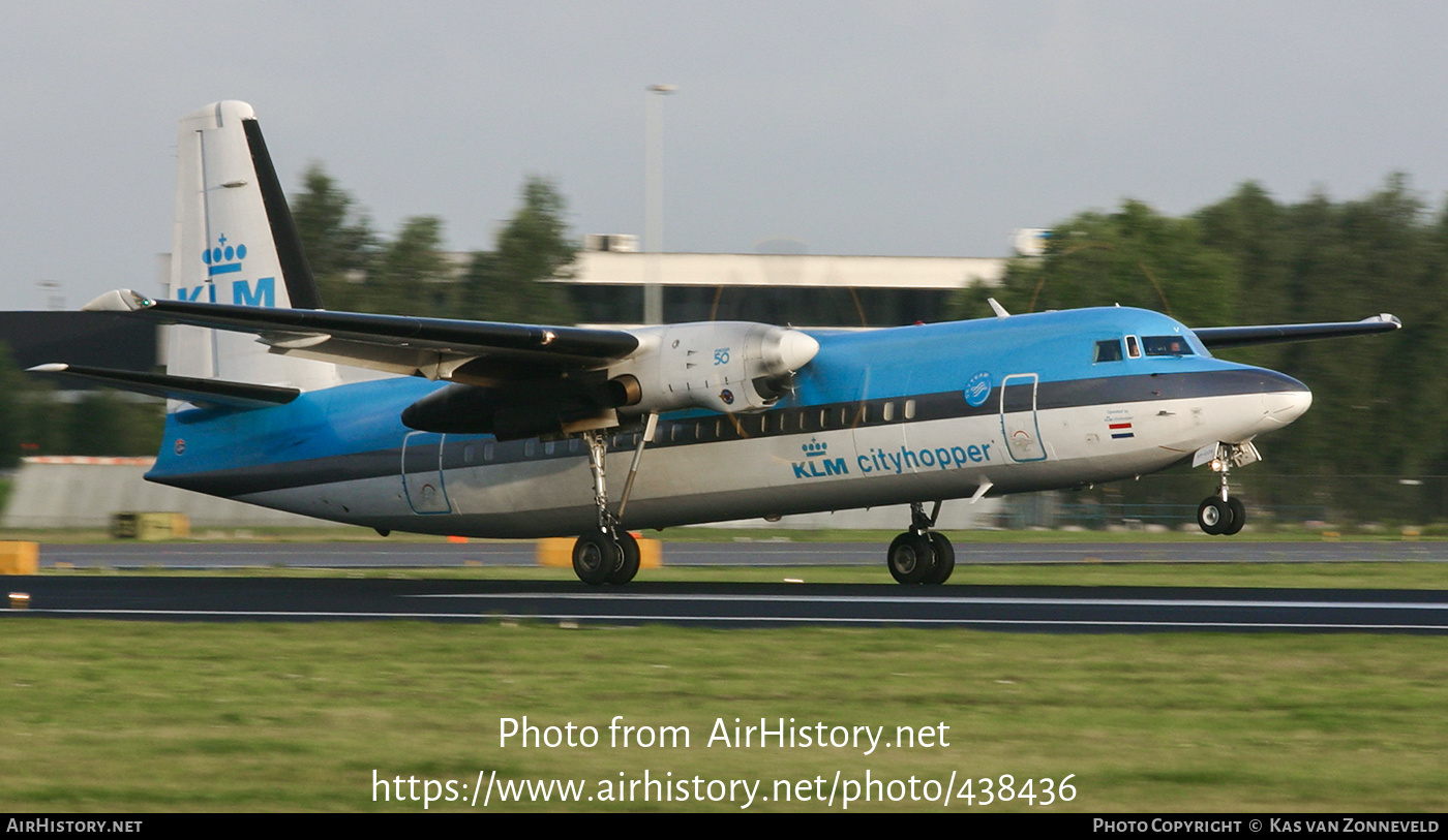 Aircraft Photo of PH-KVF | Fokker 50 | KLM Cityhopper | AirHistory.net #438436