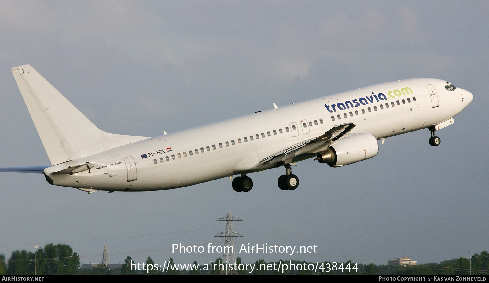 Aircraft Photo of PH-HZL | Boeing 737-8K2 | Transavia | AirHistory.net #438444