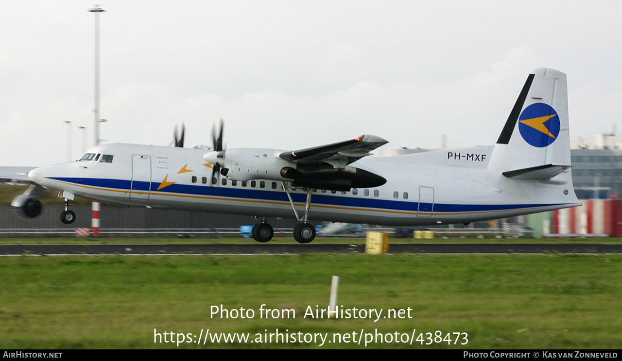 Aircraft Photo of PH-MXF | Fokker 50 | Denim Airways | AirHistory.net #438473