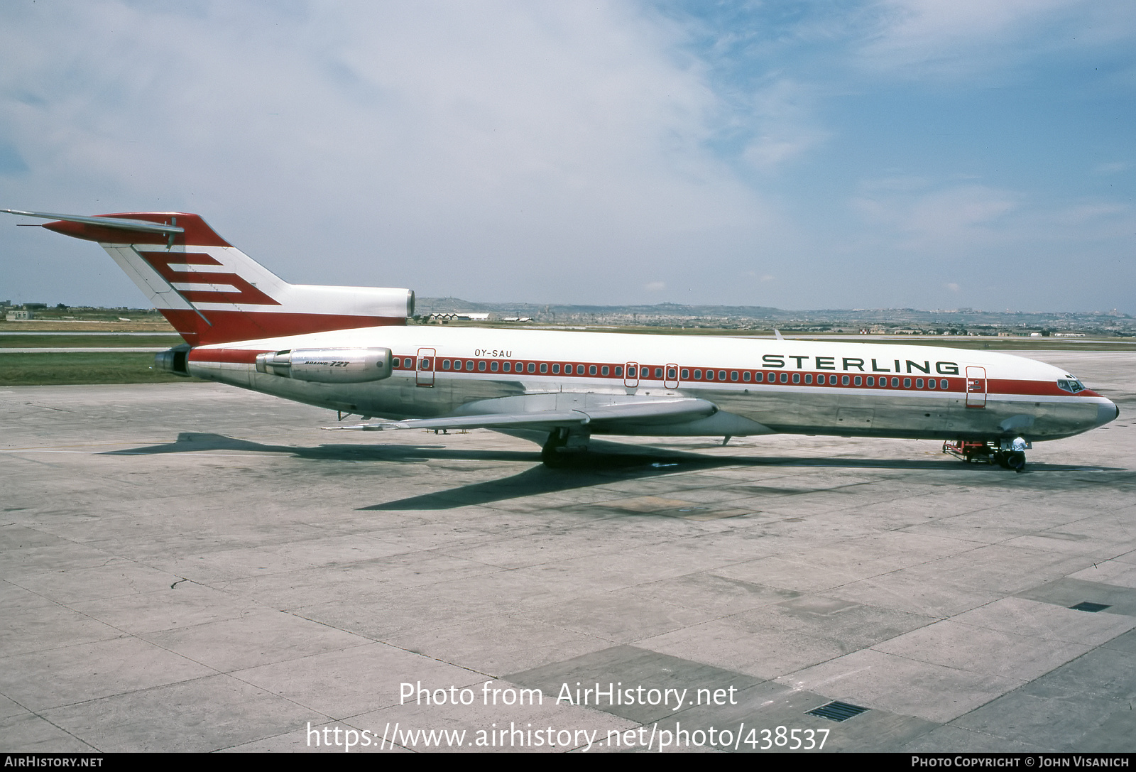 Aircraft Photo of OY-SAU | Boeing 727-2J4/Adv | Sterling Airways | AirHistory.net #438537