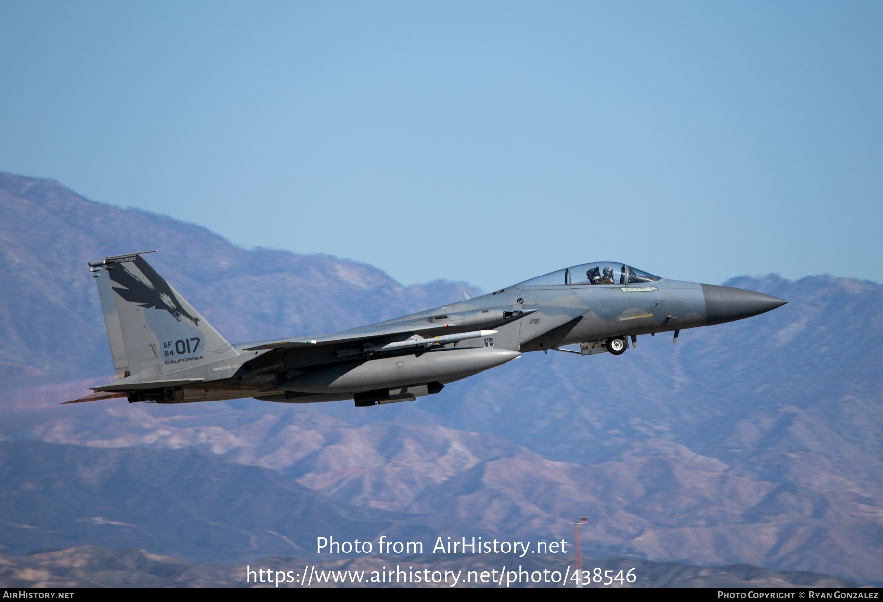 Aircraft Photo of 84-0017 / AF84-017 | McDonnell Douglas F-15C Eagle | USA - Air Force | AirHistory.net #438546