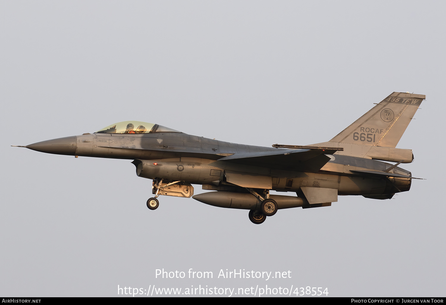 Aircraft Photo of 6651 | General Dynamics F-16A Fighting Falcon | Taiwan - Air Force | AirHistory.net #438554