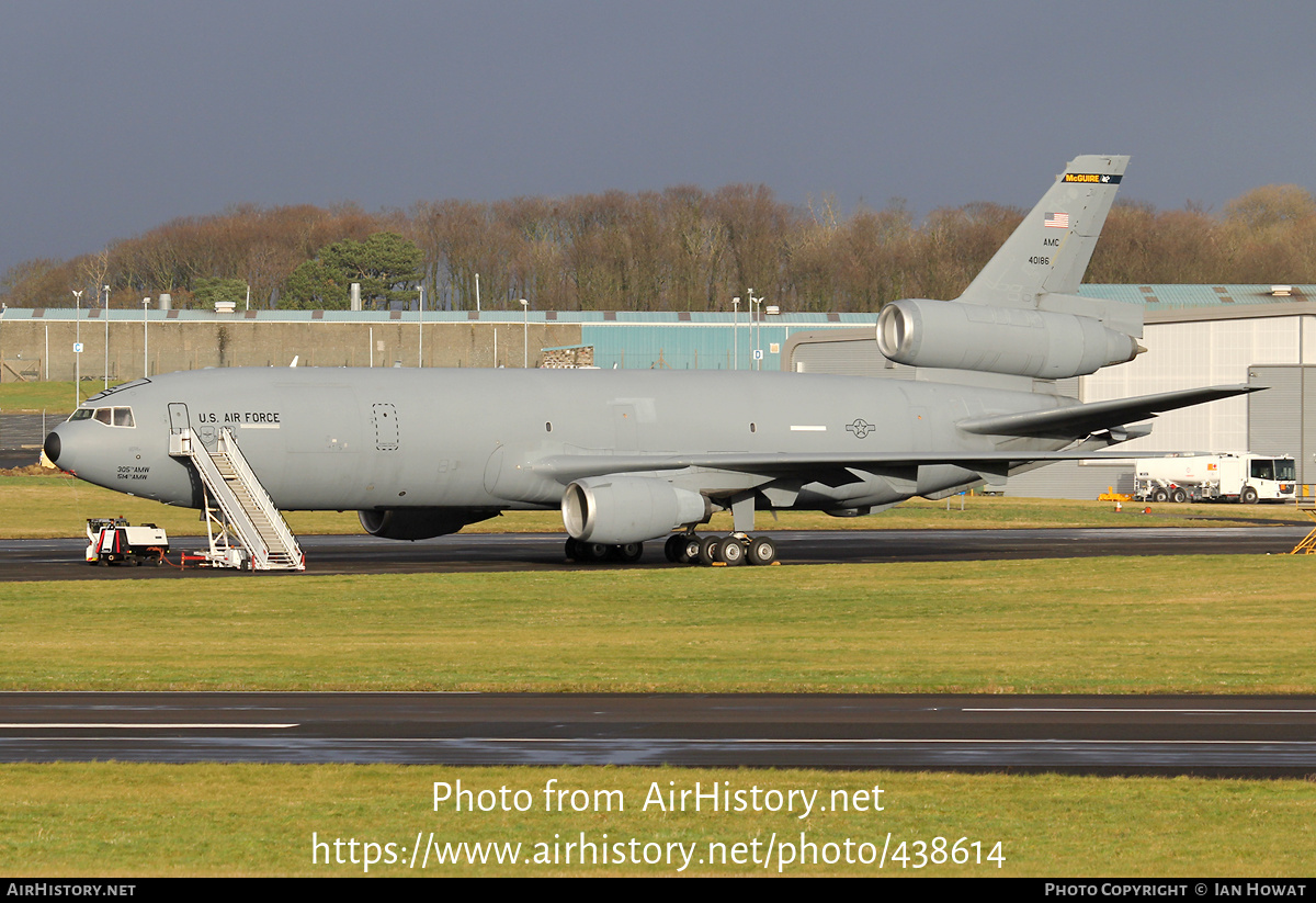 Aircraft Photo of 84-0186 / 40186 | McDonnell Douglas KC-10A Extender (DC-10-30CF) | USA - Air Force | AirHistory.net #438614