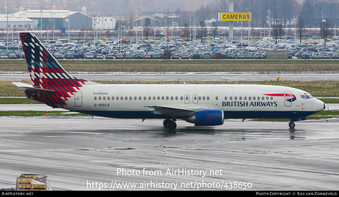 Aircraft Photo of G-DOCA | Boeing 737-436 | British Airways | AirHistory.net #438650