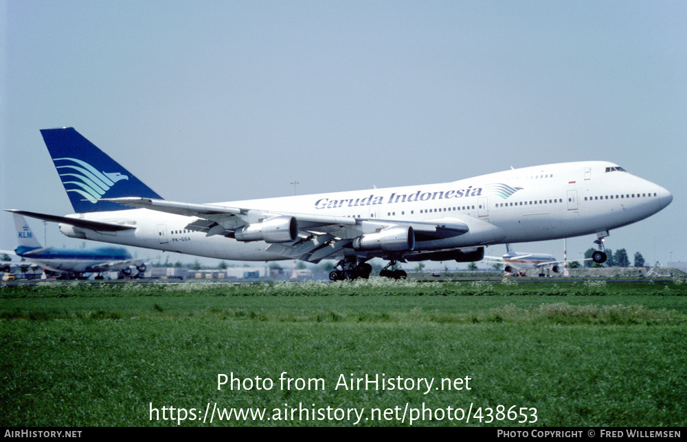 Aircraft Photo of PK-GSA | Boeing 747-2U3B | Garuda Indonesia | AirHistory.net #438653