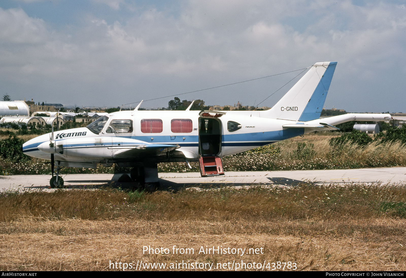 Aircraft Photo of C-GNID | Piper PA-31-310 Navajo B | Kenting Earth Sciences | AirHistory.net #438783