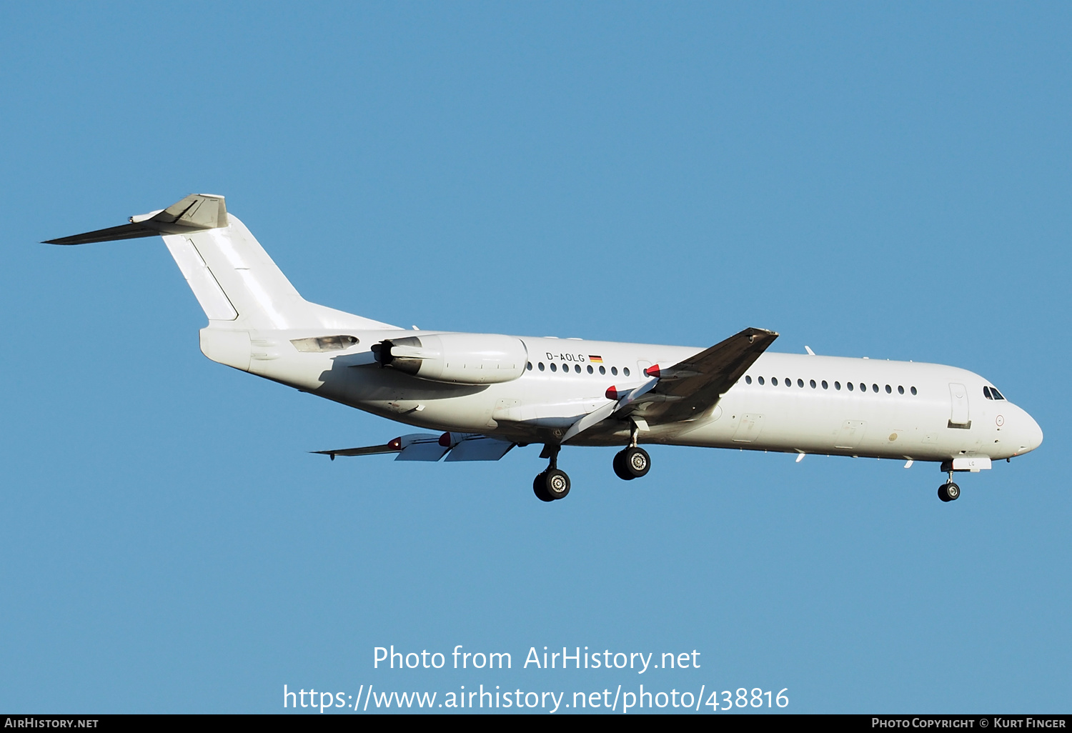 Aircraft Photo of D-AOLG | Fokker 100 (F28-0100) | AirHistory.net #438816