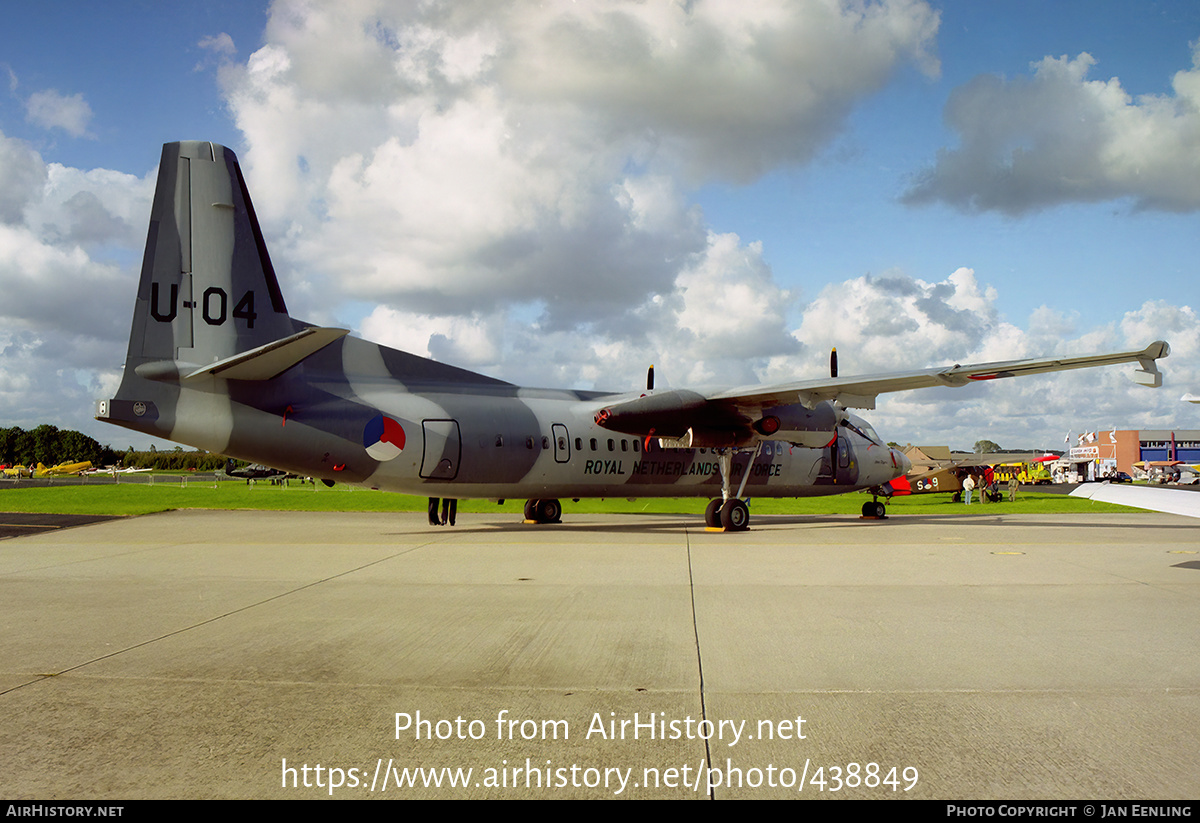 Aircraft Photo of U-04 | Fokker 60UTA-N | Netherlands - Air Force | AirHistory.net #438849