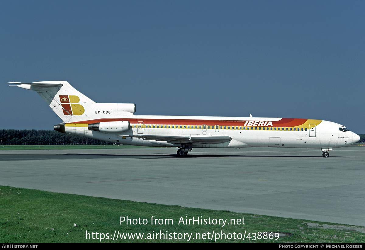 Aircraft Photo of EC-CBG | Boeing 727-256/Adv | Iberia | AirHistory.net #438869