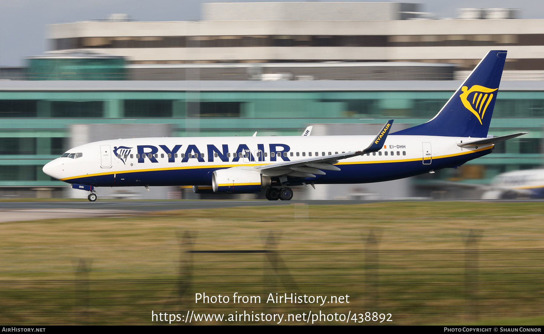 Aircraft Photo of EI-DHH | Boeing 737-8AS | Ryanair | AirHistory.net #438892