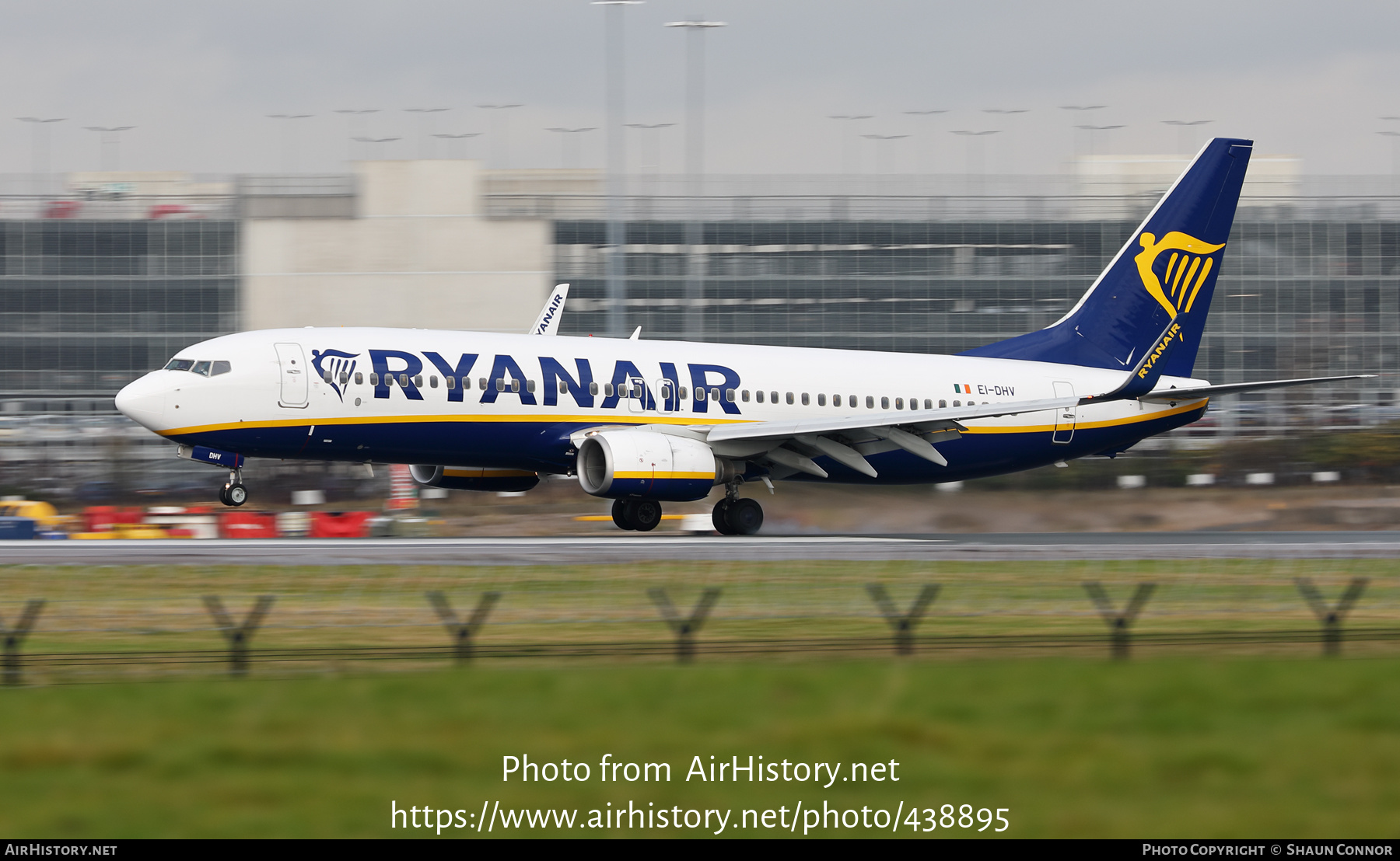 Aircraft Photo of EI-DHV | Boeing 737-8AS | Ryanair | AirHistory.net #438895