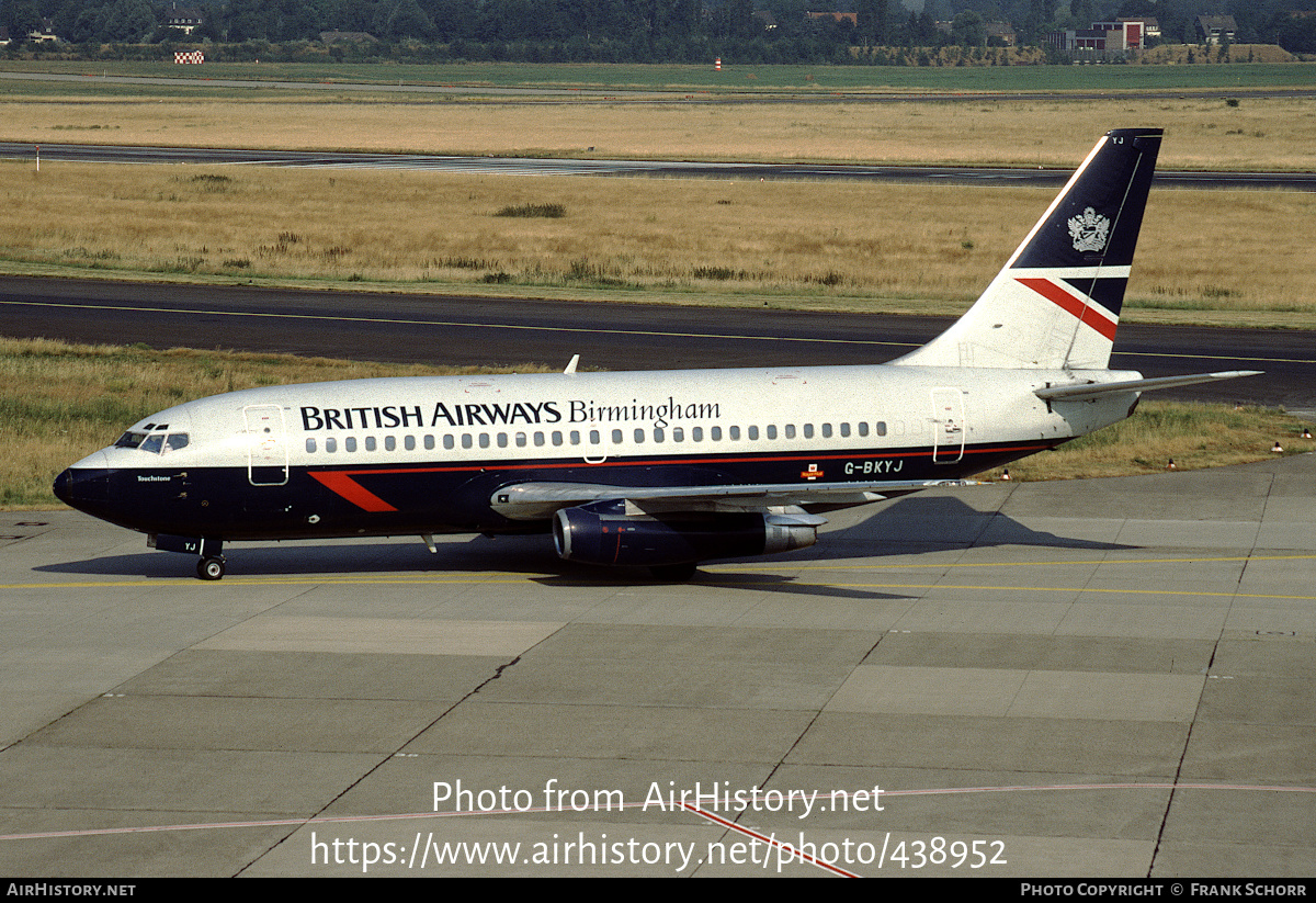 Aircraft Photo of G-BKYJ | Boeing 737-236/Adv | British Airways Birmingham | AirHistory.net #438952