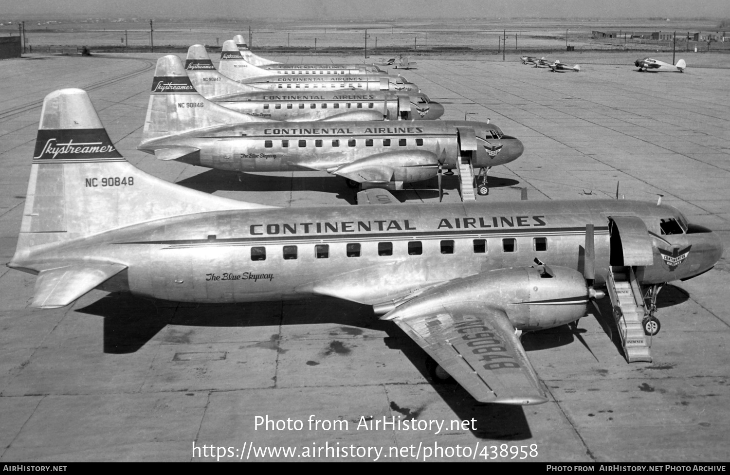 Aircraft Photo of NC90848 | Convair 240-3 | Continental Airlines | AirHistory.net #438958