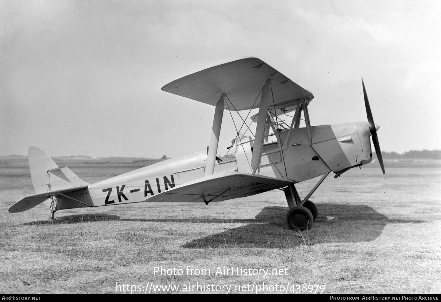 Aircraft Photo of ZK-AIN | De Havilland D.H. 82A Tiger Moth | AirHistory.net #438979