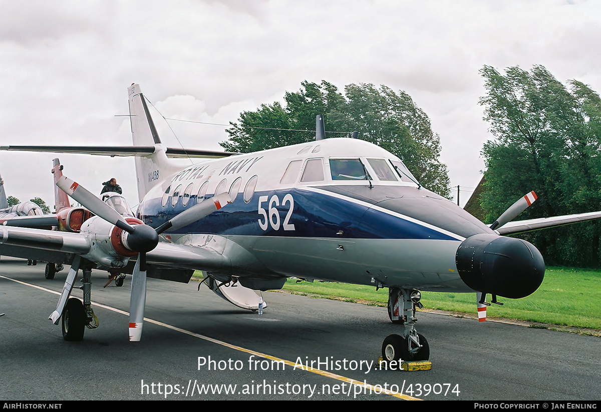 Aircraft Photo of XX488 | Scottish Aviation HP-137 Jetstream T2 | UK - Navy | AirHistory.net #439074