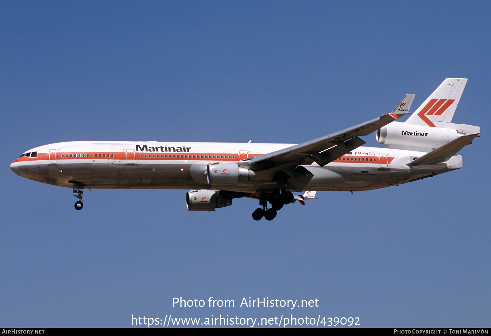 Aircraft Photo of PH-MCS | McDonnell Douglas MD-11CF | Martinair | AirHistory.net #439092