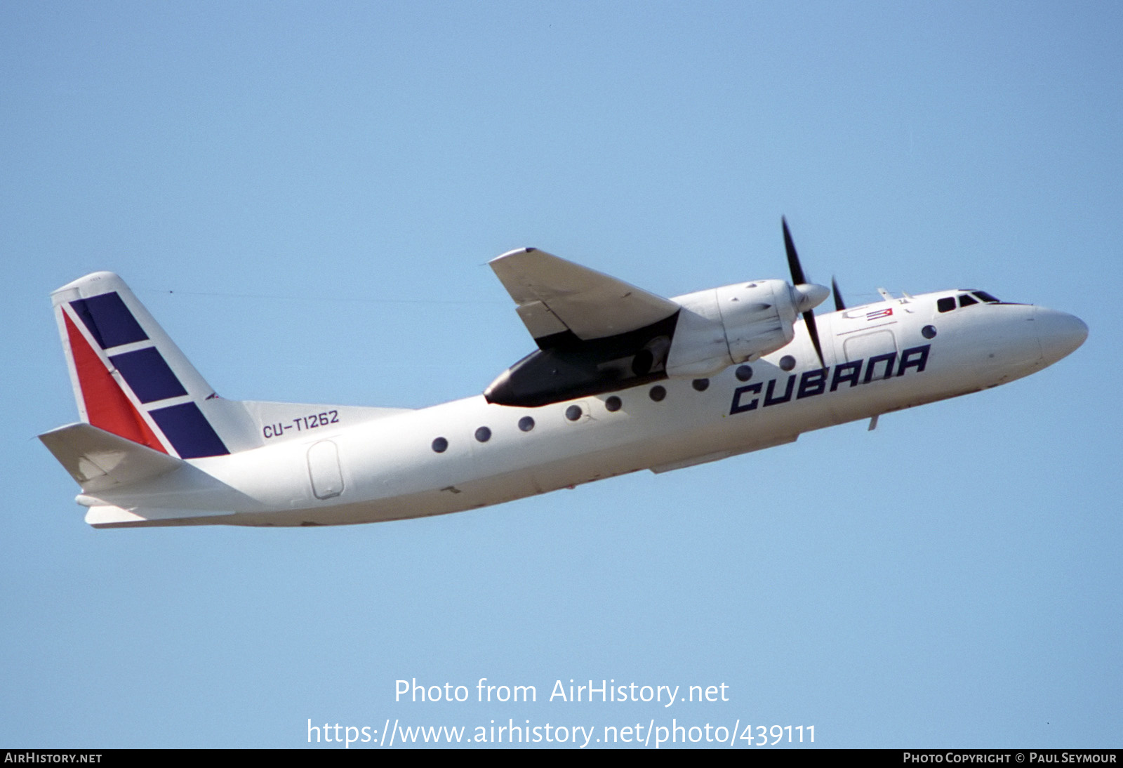 Aircraft Photo of CU-T1262 | Antonov An-24RV | Cubana | AirHistory.net #439111