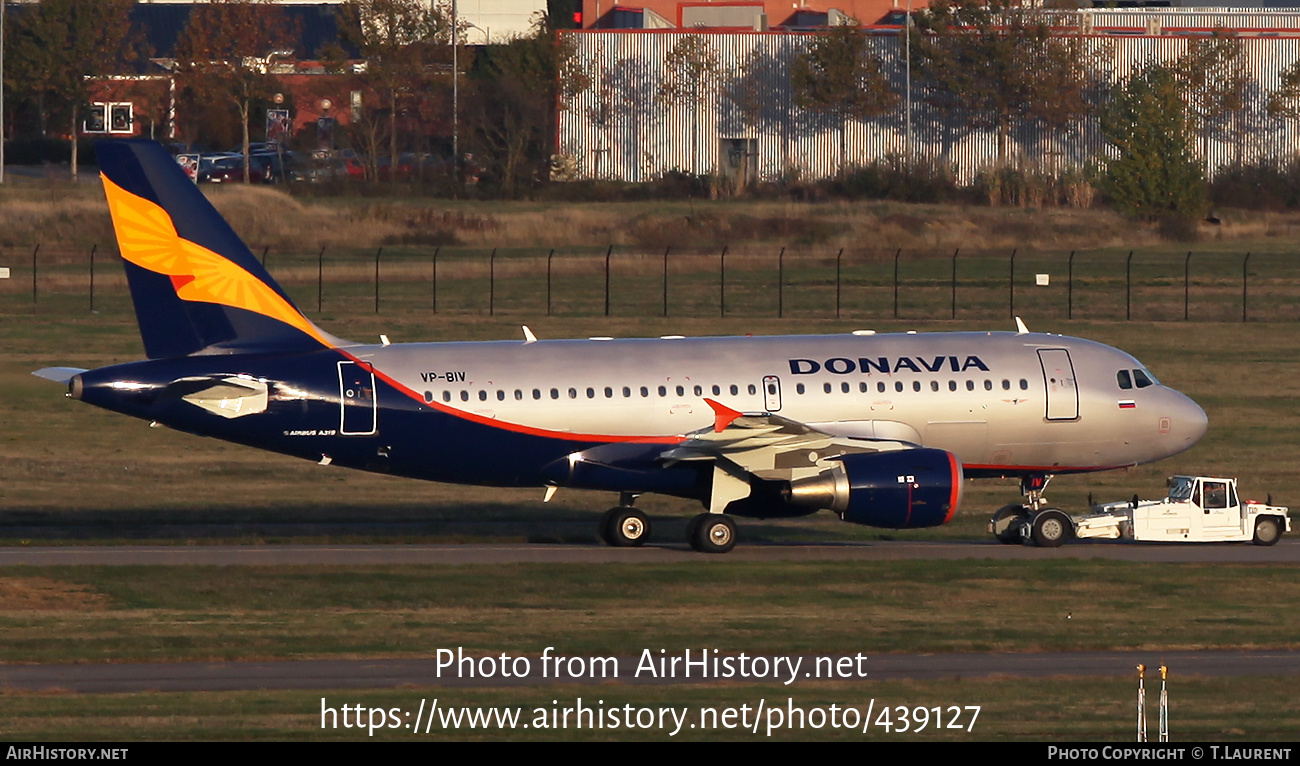 Aircraft Photo of VP-BIV | Airbus A319-115 | Donavia | AirHistory.net #439127