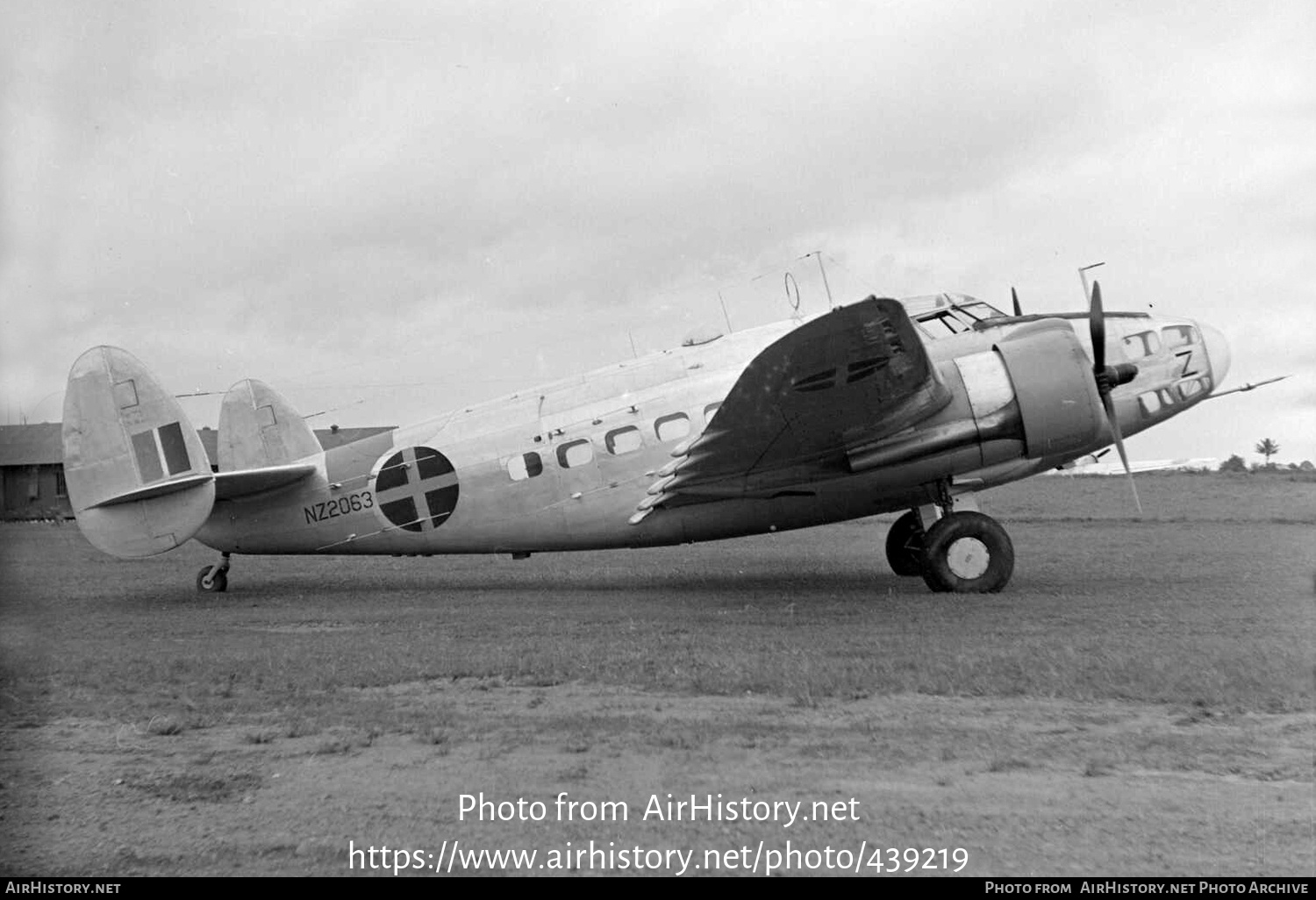 Aircraft Photo of NZ2063 | Lockheed 414 Hudson Mk.IIIA | New Zealand - Air Force | AirHistory.net #439219