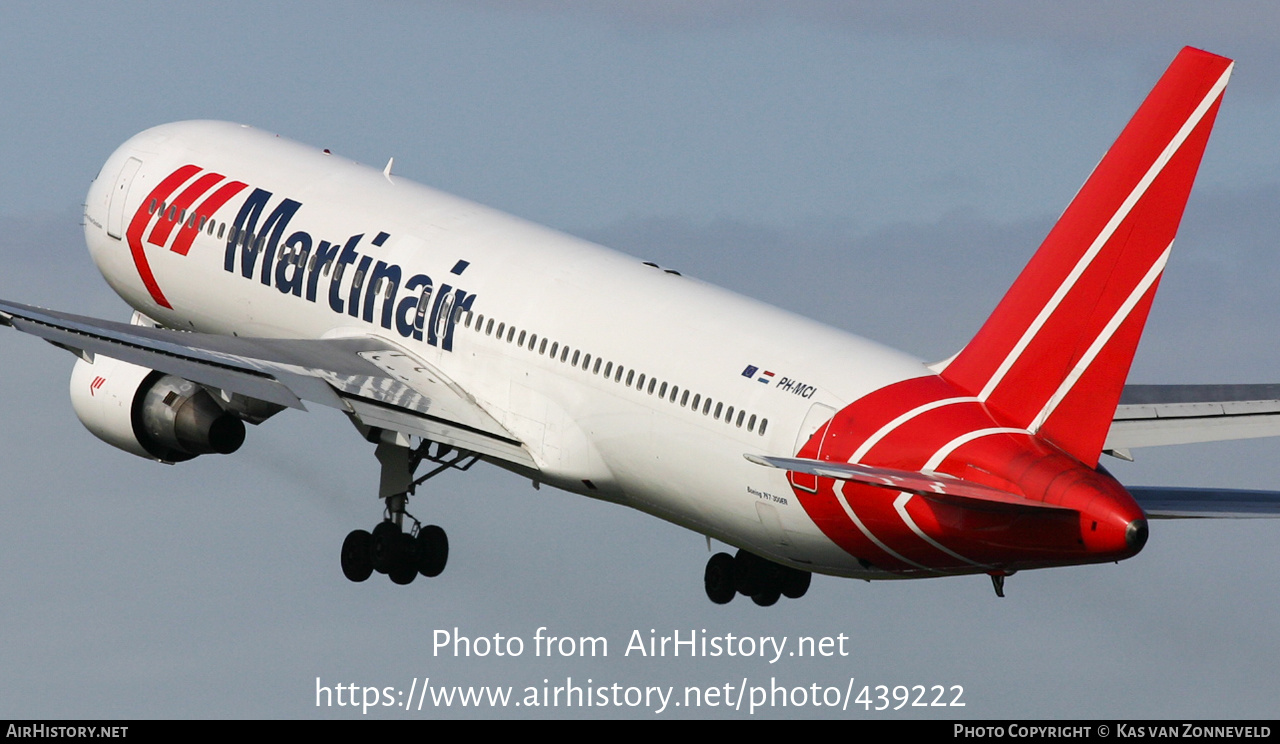 Aircraft Photo of PH-MCI | Boeing 767-31A/ER | Martinair | AirHistory.net #439222