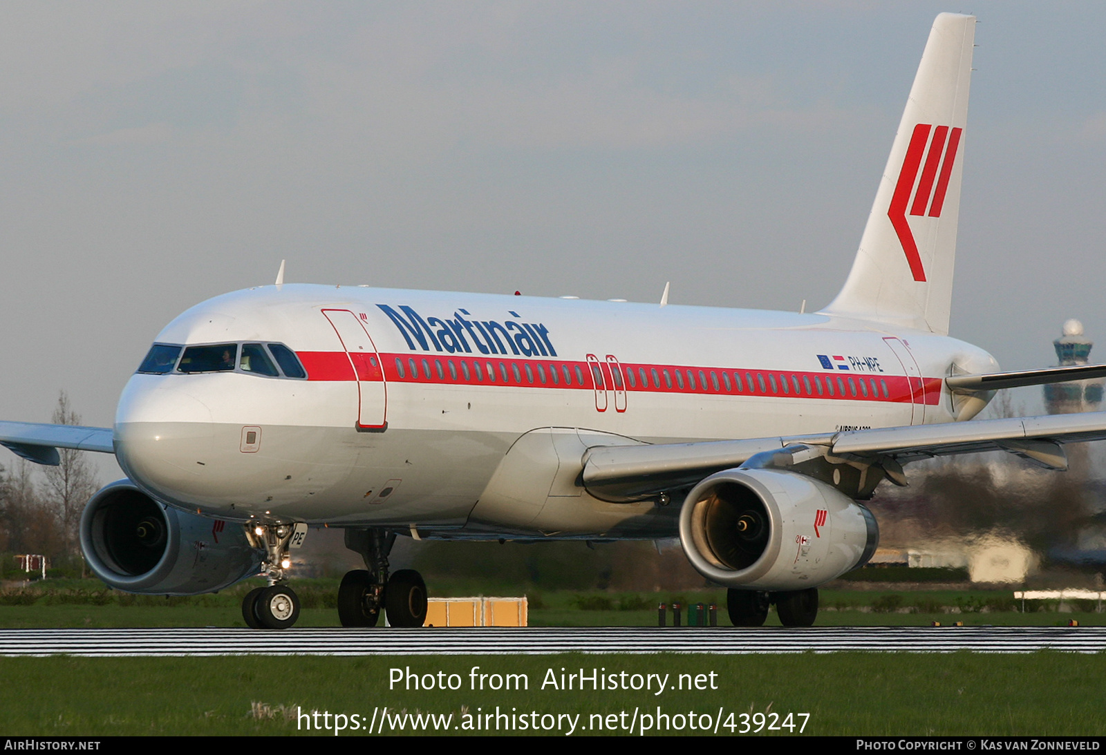 Aircraft Photo of PH-MPE | Airbus A320-232 | Martinair | AirHistory.net #439247